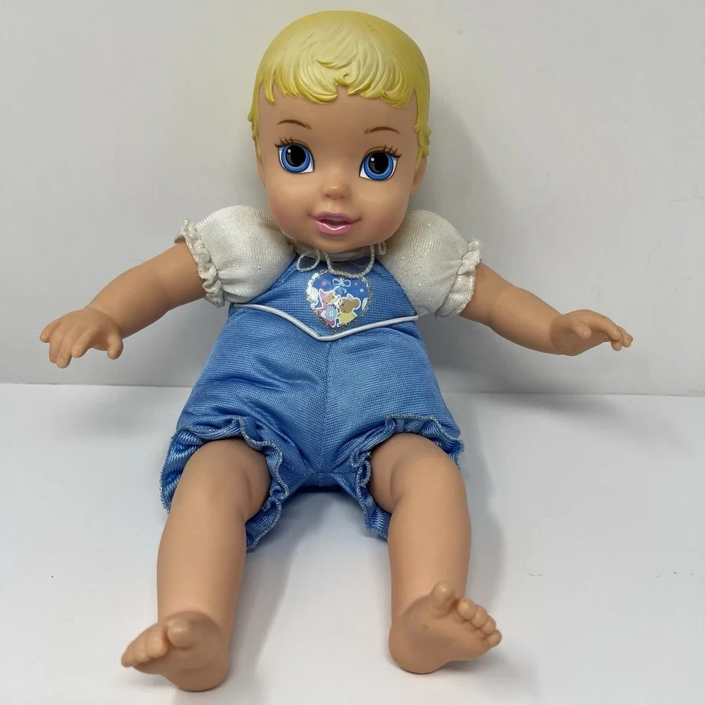 Disney Tollytots Cinderella My First Baby Doll 12 inch Soft Body Princess‎ Toy